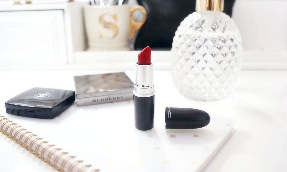 mac ruby woo lipstick review swatches fotd 