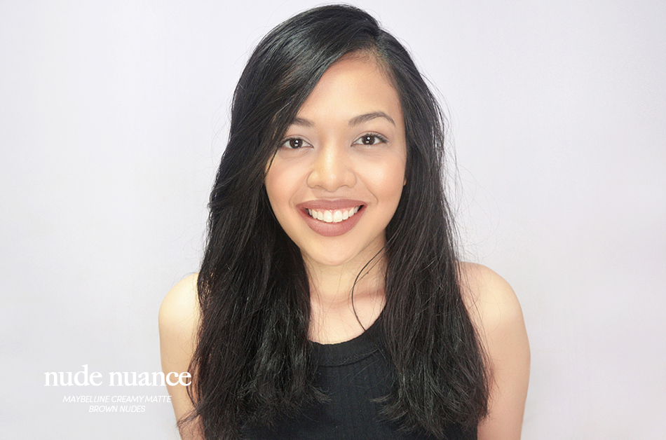 shayne naidas maybelline creamy matte brown nudes review swatches price worn fotd nude nuance