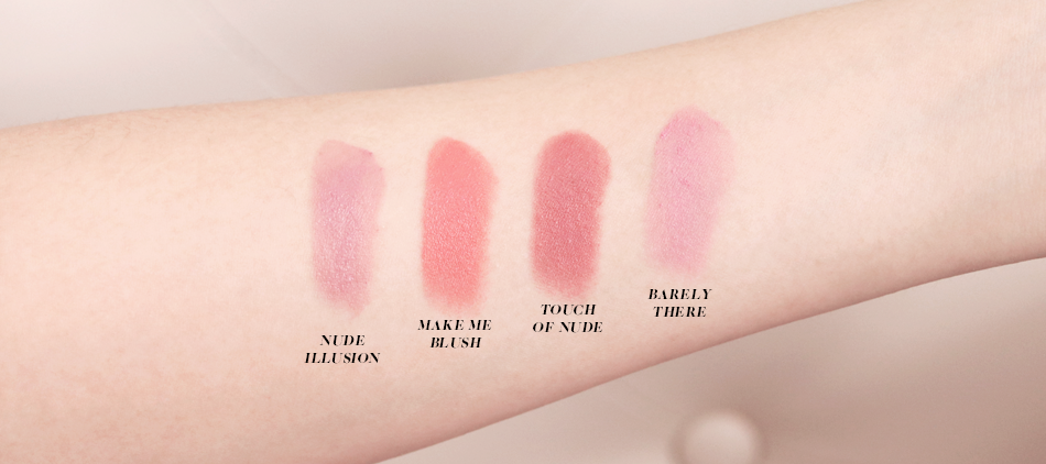 maybelline-powder-mattes-lipstick-swatches-review-photos-price nude illusion, make me blush, touch of nude, barely there